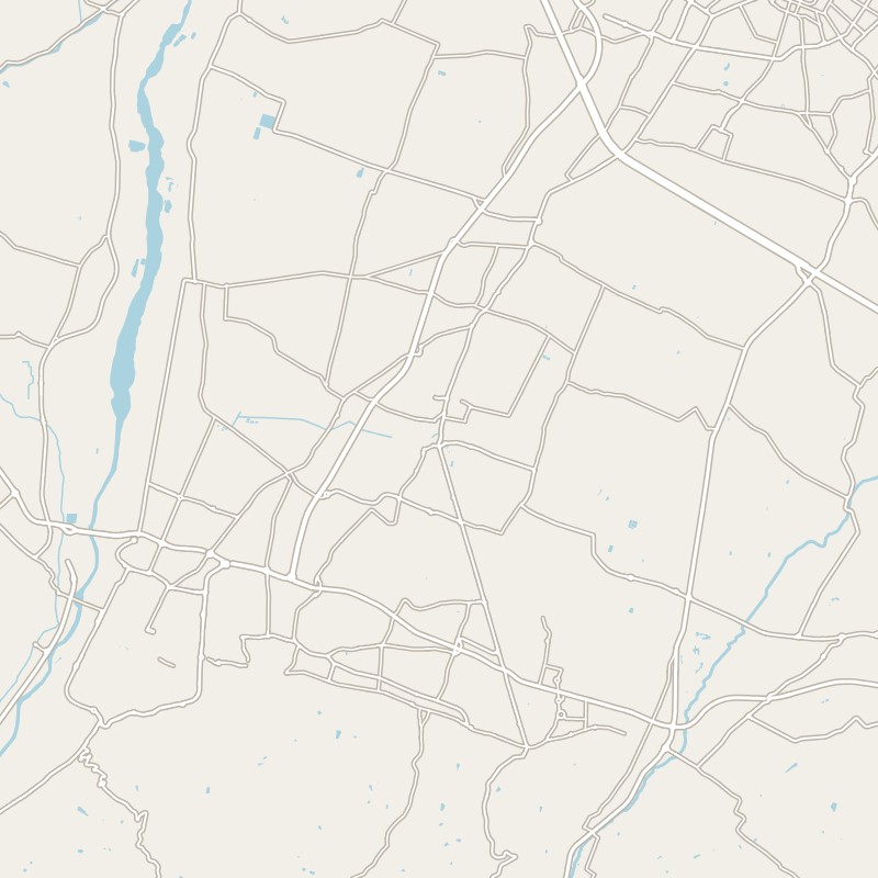 La mappa senza nomi di Formigine: la città è al centro