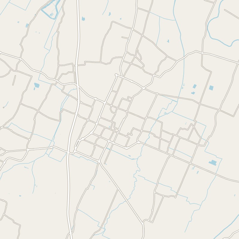 La mappa senza nomi di Carpi: la città è al centro